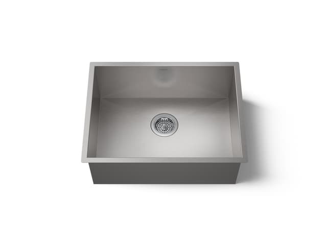 Kohler VaultE 24'' undermount single-bowl kitchen sink - Stainless Steel