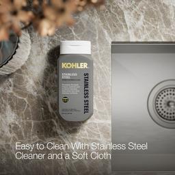 Kohler VaultE 15'' top-/undermount bar sink - Stainless Steel - image 4