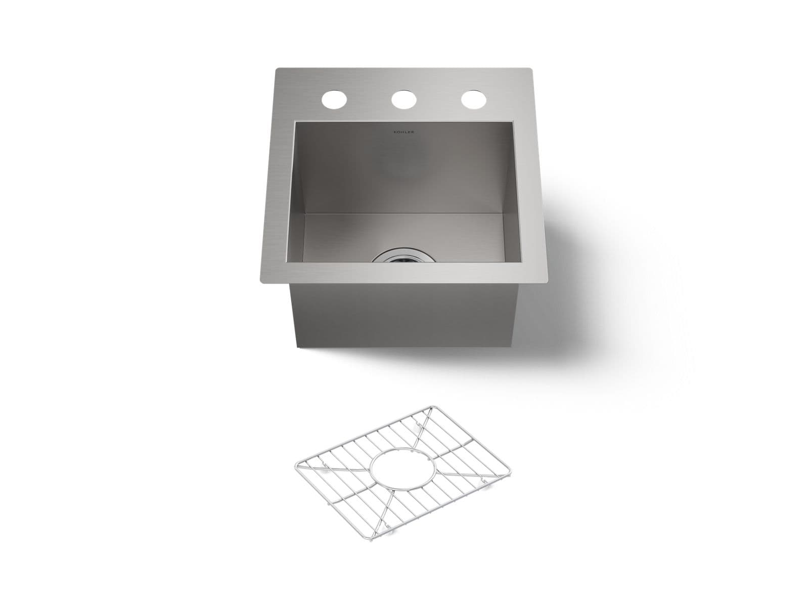 Kohler Vault™ 15" top-/undermount bar sink by Kohler