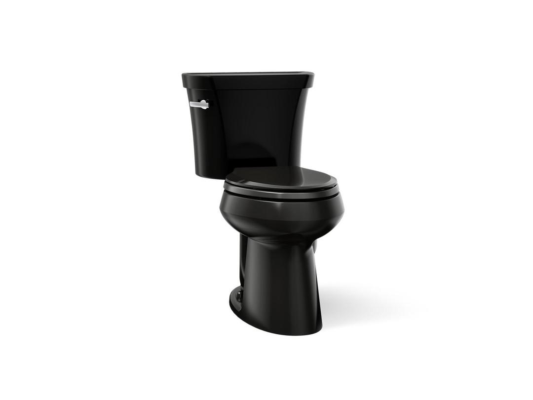 Kohler | Highline | Floor Mount Two Piece Toilet - Black by Kohler