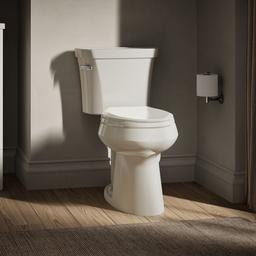Kohler | Highline | Floor Mount Two Piece Toilet - Biscuit - image 2