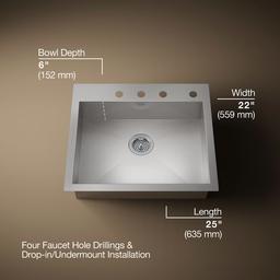 Kohler | Vault | Kitchen Sink - Stainless Steel - image 3