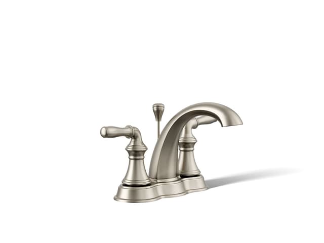 Kohler | Devonshire | Centerset Bathroom Sink Faucet - Vibrant Brushed Nickel