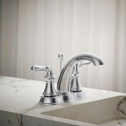 Kohler | Devonshire | Centerset Bathroom Sink Faucet - Polished Chrome - image 2
