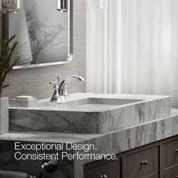 Kohler | Devonshire | Centerset Bathroom Sink Faucet - Polished Chrome - image 4