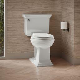 Kohler Memoirs Stately ContinuousClean two-piece round-front toilet, 1.28 gpf - White - image 2