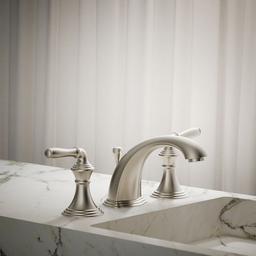 Kohler | Devonshire | Widespread Bathroom Sink Faucet - Vibrant Brushed Nickel - image 2