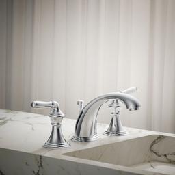 Kohler | Devonshire | Widespread Bathroom Sink Faucet - Polished Chrome - image 2