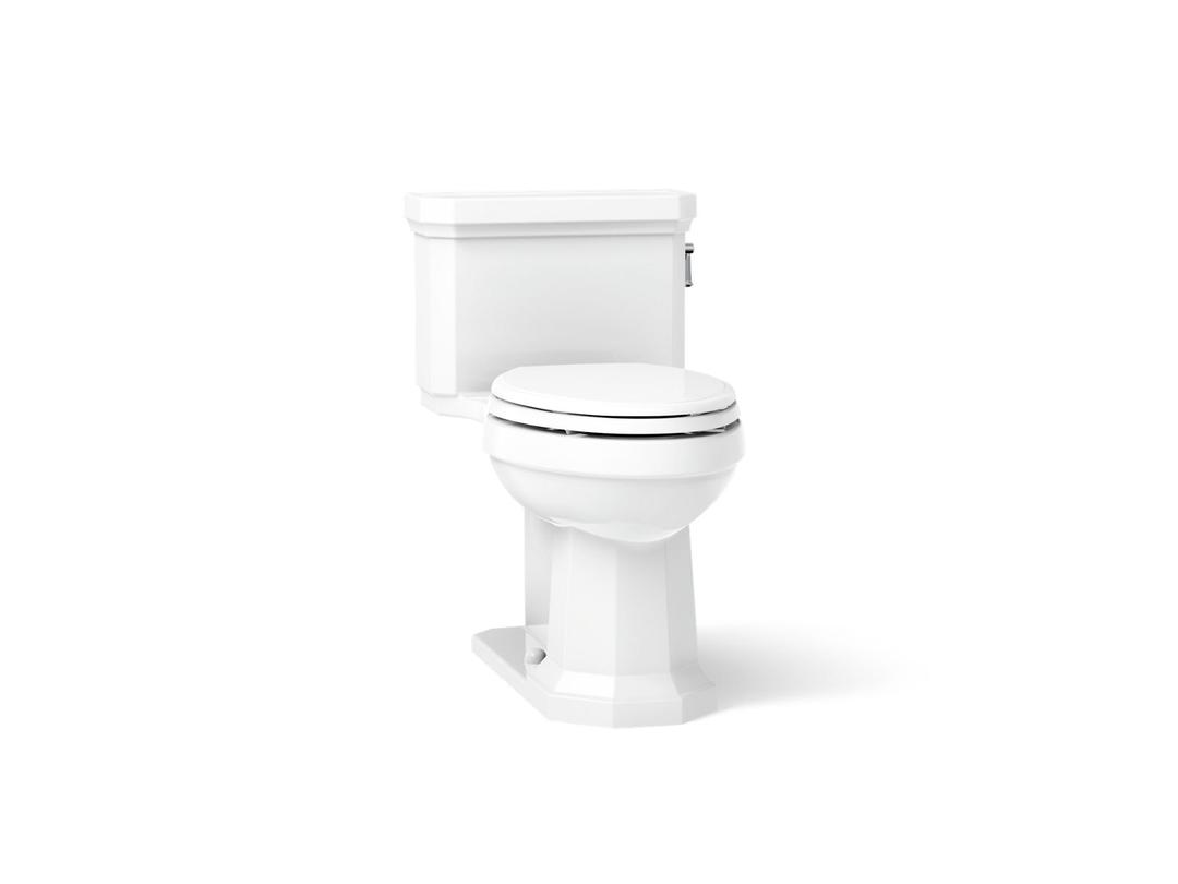 One-piece compact elongated with concealed trapway, 1.28 gpf by Kohler