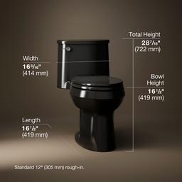 Adair One-piece elongated toilet, 1.28 gpf - image 3