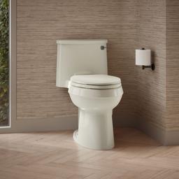 Adair One-piece elongated toilet, 1.28 gpf - image 2