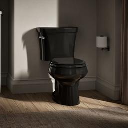 Kohler | Wellworth | Floor Mount Two Piece Toilet - Black - image 2