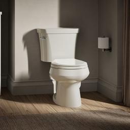 Kohler | Wellworth | Floor Mount Two Piece Toilet - Biscuit - image 2