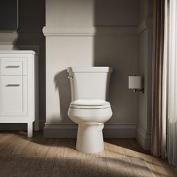 Kohler | Wellworth | Floor Mount Two Piece Toilet - Biscuit - image 4