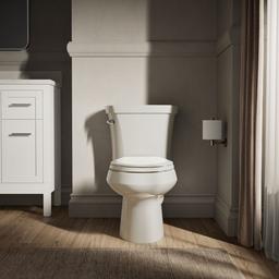 Kohler | Wellworth | Floor Mount Two Piece Toilet - Biscuit - image 4