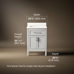 Kohler | Hadron | Vanity Combo With Countertop - Atmos Grey - image 3
