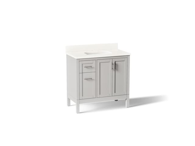Kohler | Hadron | Vanity Combo With Countertop - Atmos Grey