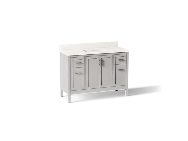 Kohler | Hadron | Vanity Combo With Countertop - Atmos Grey