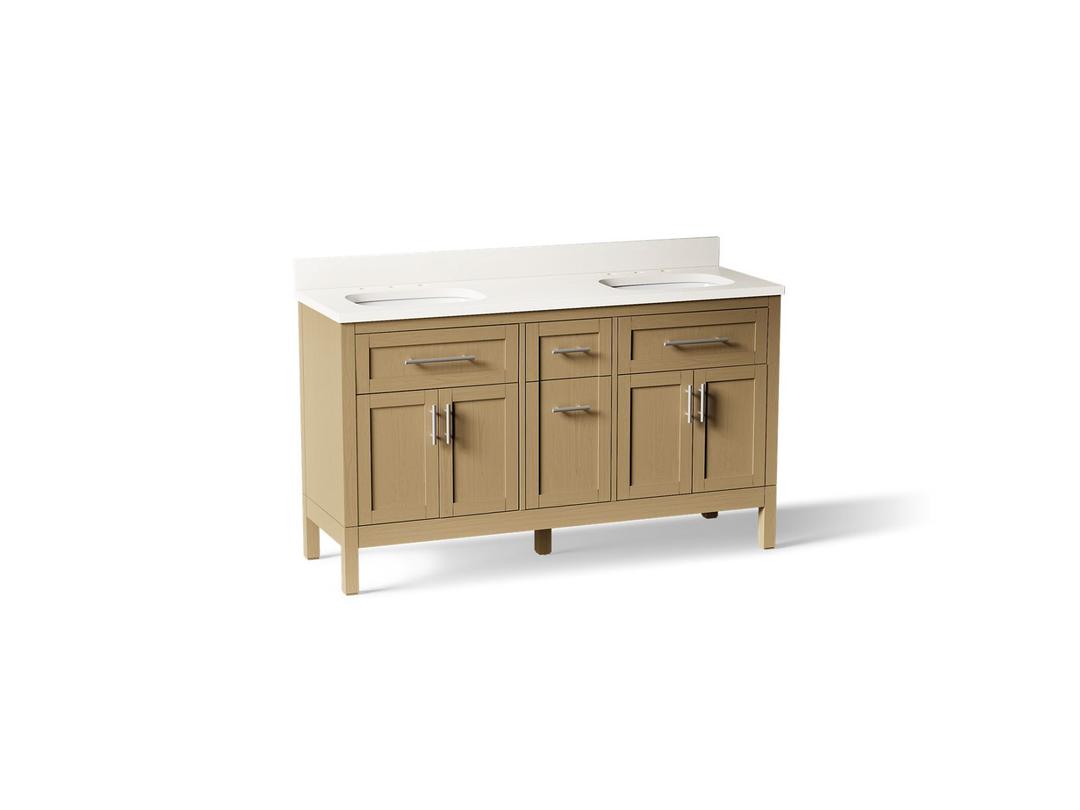 Kohler | Hadron | Vanity Combo With Countertop - Light Oak by Kohler