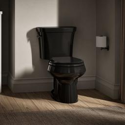 Kohler | Wellworth | Floor Mount Two Piece Toilet - Black - image 2
