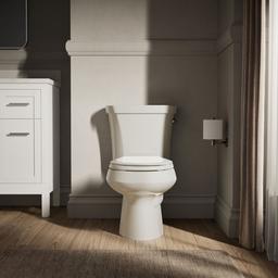 Kohler | Wellworth | Floor Mount Two Piece Toilet - Biscuit - image 4