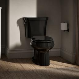 Kohler | Wellworth | Floor Mount Two Piece Toilet - Black - image 2