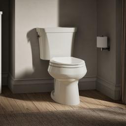 Kohler | Wellworth | Floor Mount Two Piece Toilet - Biscuit - image 2