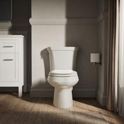 Kohler | Wellworth | Floor Mount Two Piece Toilet - Biscuit - image 4