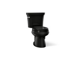 Kohler | Wellworth | Floor Mount Two Piece Toilet - Black - image 1