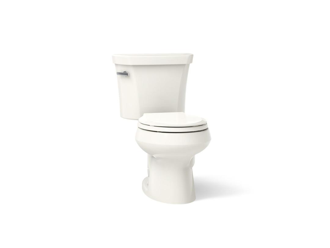 Kohler | Wellworth | Floor Mount Two Piece Toilet - Biscuit by Kohler