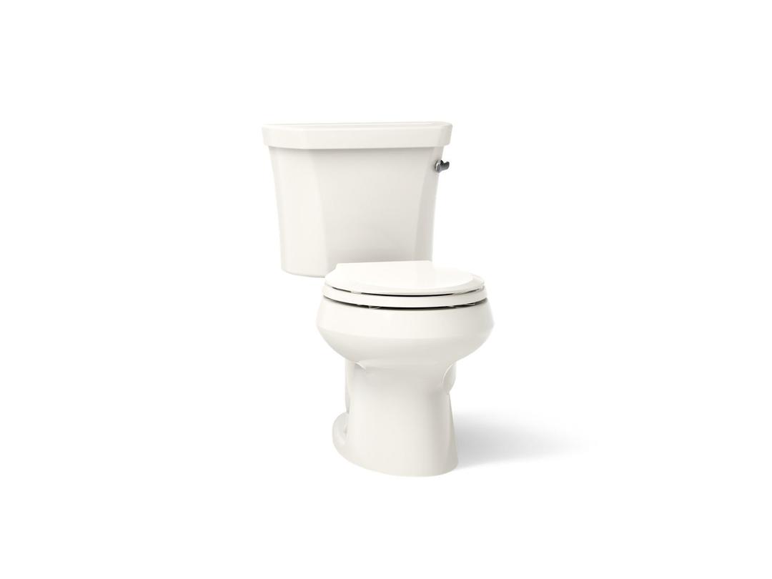 Kohler | Wellworth | Floor Mount Two Piece Toilet - Biscuit by Kohler