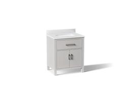 Kohler Kresla 30'' bathroom vanity cabinet with sink and quartz top - Atmos Grey - image 1