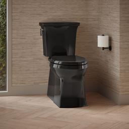 Corbelle Elongated toilet bowl with skirted trapway - image 4