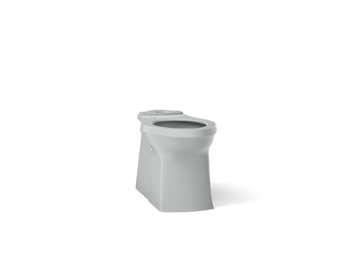Corbelle Elongated toilet bowl with skirted trapway by Kohler