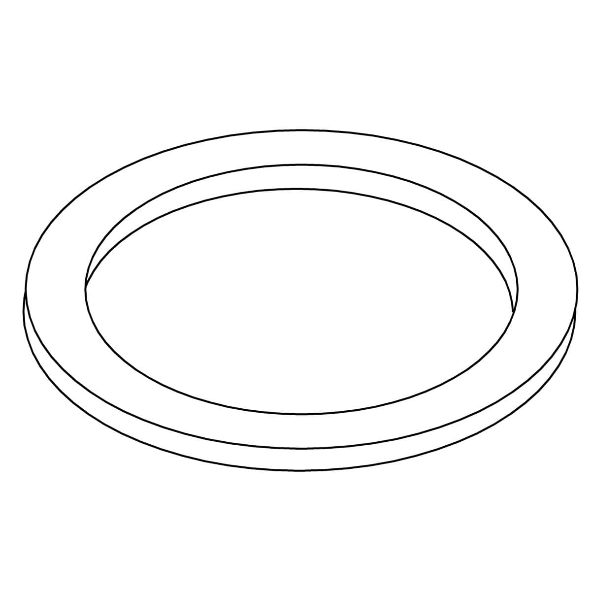 Kohler Genuine Parts Gasket, Rubber, Black by Kohler Genuine Parts