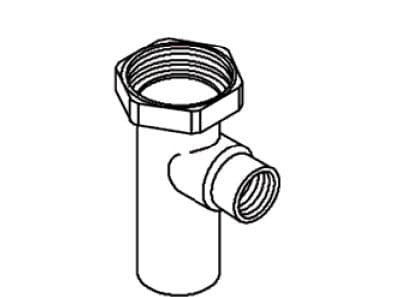 Kohler Genuine Parts Tailpiece SA - Rough Plate by Kohler Genuine Parts