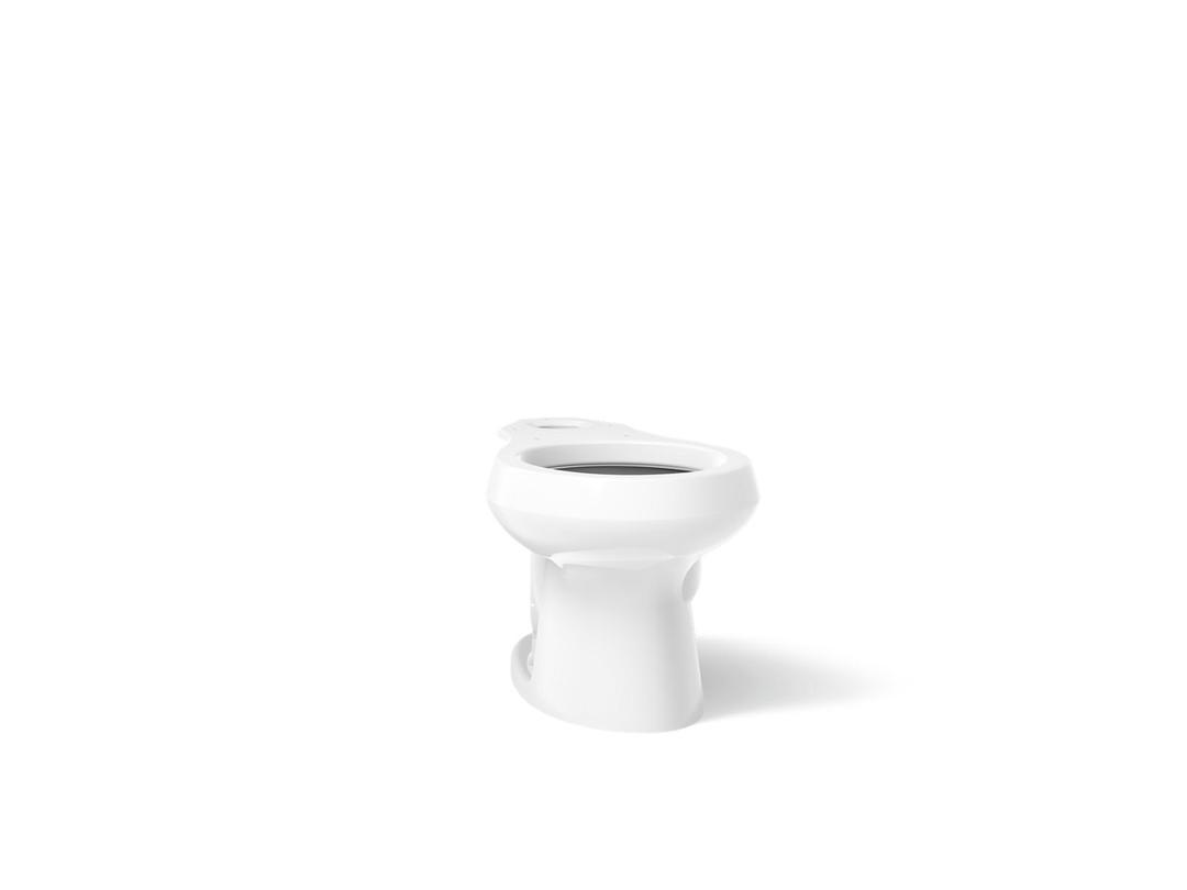 Kohler Wellworth Round-front toilet bowl - White by Kohler