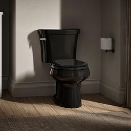 Kohler Wellworth Round-front toilet bowl - Black - image 4