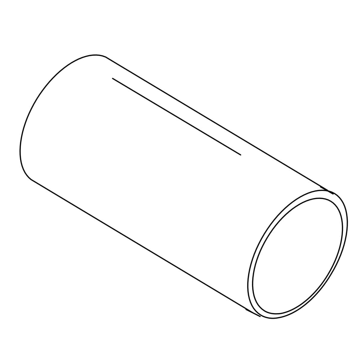 Kohler Genuine Parts TAIL Piece - Vibrant Brushed Moderne Brass by Kohler Genuine Parts