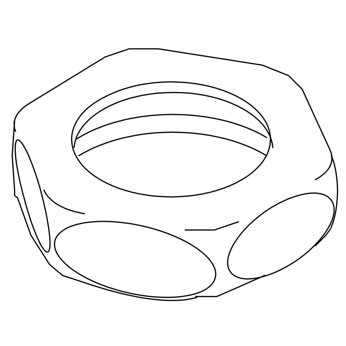 Kohler Genuine Parts NUT - Polished Chrome by Kohler Genuine Parts