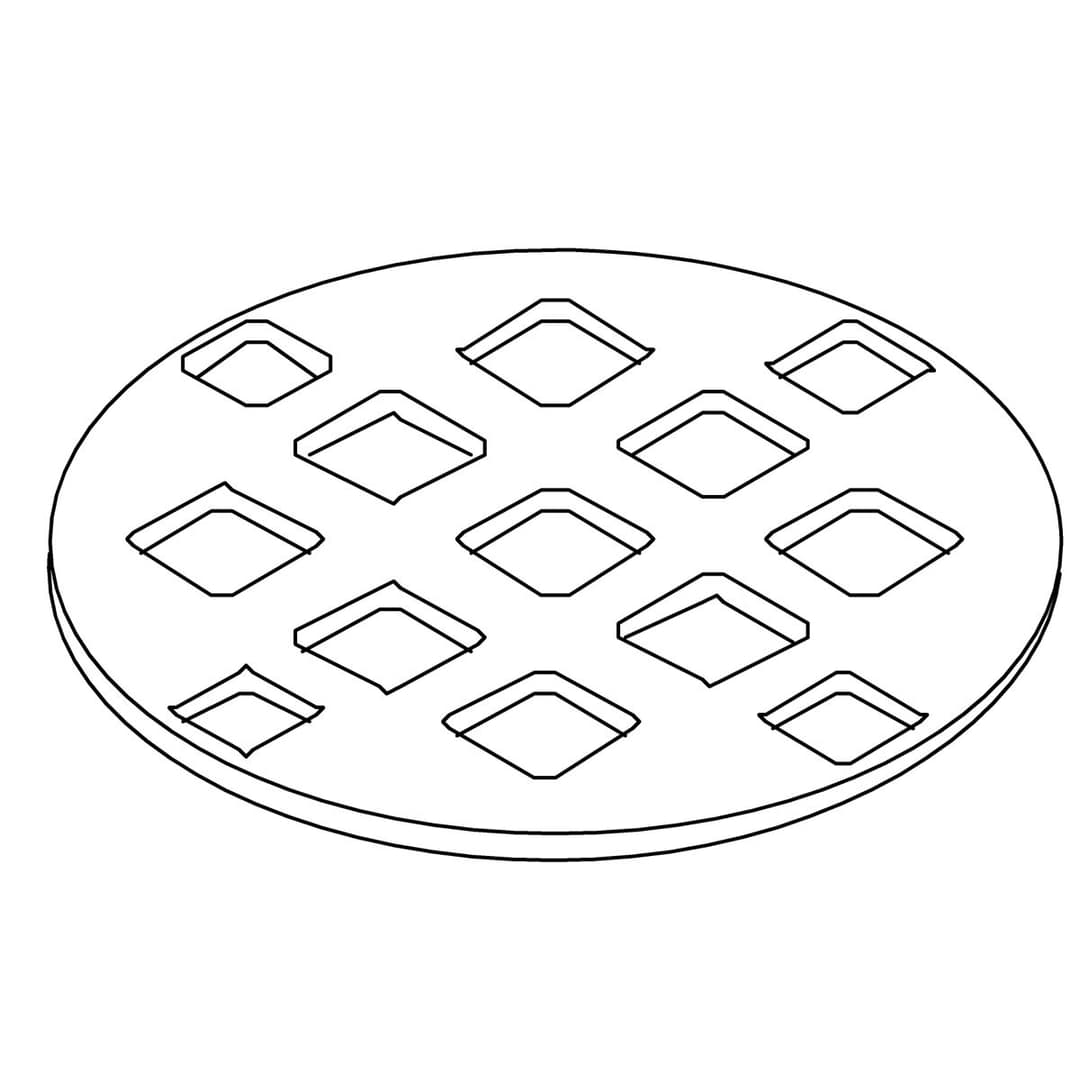 Kohler Genuine Parts Strainer Plate - Vibrant Brushed Moderne Brass by Kohler Genuine Parts