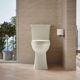 Kohler Kelston Tall elongated toilet bowl - Biscuit - image 4