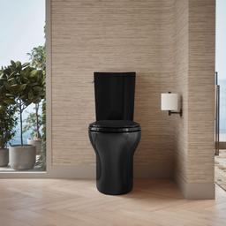 Kohler Persuade Elongated toilet bowl with skirted trapway - Black - image 4