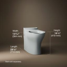 Kohler | Persuade | Toilet Bowl - Ice Grey - image 3