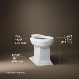 Memoirs Elongated toilet bowl - image 4