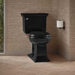 Kohler | Memoirs | Floor Mount Toilet Bowl - Black - image 3