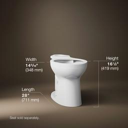 Elongated toilet bowl - image 3