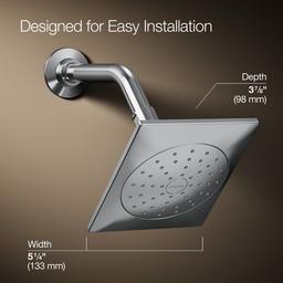 Kohler Loure Single-function showerhead, 1.75 gpm - Polished Chrome - image 3