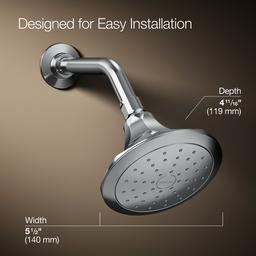 Kohler Memoirs Single-function showerhead, 1.75 gpm - Polished Chrome - image 3