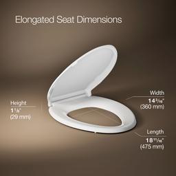 Cachet ReadyLatch Quiet-CloseE elongated toilet seat - image 3